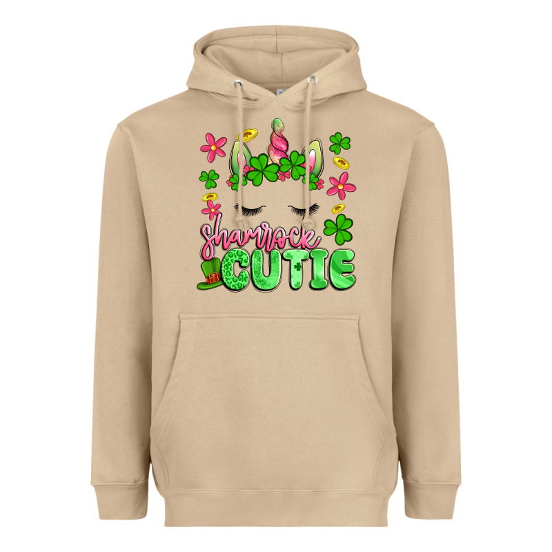 Shamrock Cutie Artiststas Heavyweight Hoodie by Artiststas | Teevron
