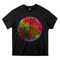 Black halloween round Heavy Core Tee - BundleAndBundleShop