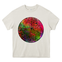Cream halloween round Heavy Core Tee - BundleAndBundleShop