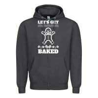 Smoke Let's Get Baked Smoking Weed Funny Christmas Gift 1 Zipper Hoodie - lanVoArt