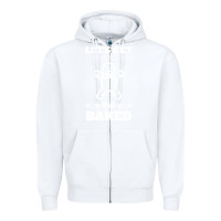 White Let's Get Baked Smoking Weed Funny Christmas Gift 1 Zipper Hoodie - lanVoArt