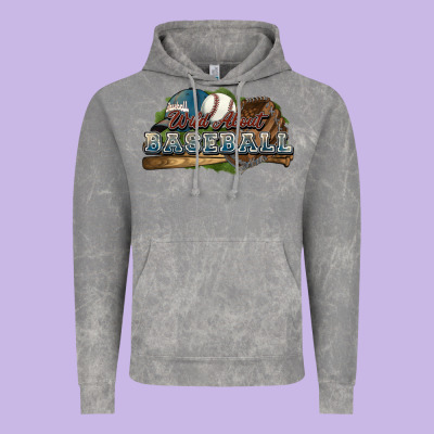 Wild About Baseball Vintage Hoodie Designed By Howdyjamesfarm