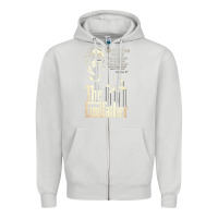 Dove Grey The Godfather Zipper Hoodie - lanVoArt