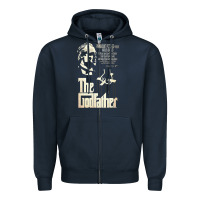 Navy The Godfather Zipper Hoodie - lanVoArt