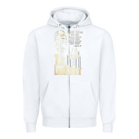 White The Godfather Zipper Hoodie - lanVoArt