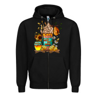 Black Than Honey Zipper Hoodie - CowhideDigitalArt