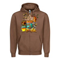 Chestnut Than Honey Zipper Hoodie - CowhideDigitalArt