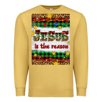 Antique Gold Christmas Jesus Is The Reason Premium Sweatshirt - Artiststas