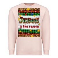 Pale Pink Christmas Jesus Is The Reason Premium Sweatshirt - Artiststas