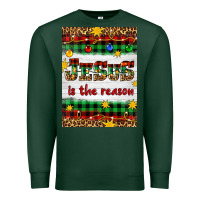 Sports Green Christmas Jesus Is The Reason Premium Sweatshirt - Artiststas