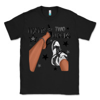 Black I Have Two Moods Black Sneakers Afro Girl Classic Tee - texasbilliewilder
