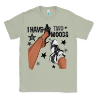 Matcha I Have Two Moods Black Sneakers Afro Girl Classic Tee - texasbilliewilder
