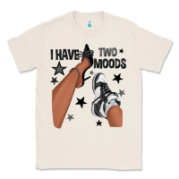 Natural I Have Two Moods Black Sneakers Afro Girl Classic Tee - texasbilliewilder