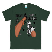 Sports Green I Have Two Moods Black Sneakers Afro Girl Classic Tee - texasbilliewilder