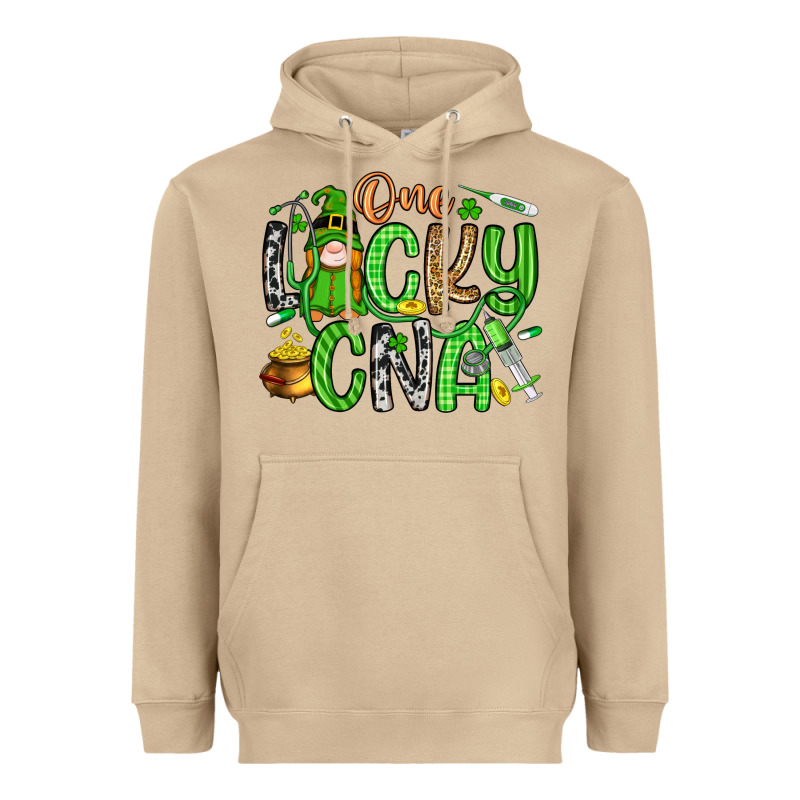 One Lucky Cna Heavyweight Hoodie by Artiststas | Teevron