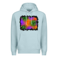 Blue Mist halloween stars background Premium Hoodie - BundleAndBundleShop