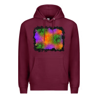 Burgundy halloween stars background Premium Hoodie - BundleAndBundleShop
