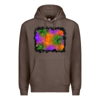 Coffee halloween stars background Premium Hoodie - BundleAndBundleShop