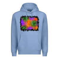 Colony Blue halloween stars background Premium Hoodie - BundleAndBundleShop