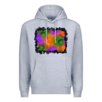 Heather Grey halloween stars background Premium Hoodie - BundleAndBundleShop