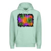 Seafoam halloween stars background Premium Hoodie - BundleAndBundleShop