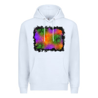 White halloween stars background Premium Hoodie - BundleAndBundleShop
