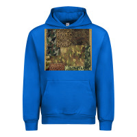 Cobalt camouflage leopard patches Urban Hoodie - BarkalooDesign