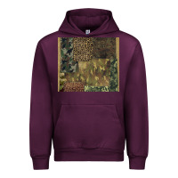 Mauve Wine camouflage leopard patches Urban Hoodie - BarkalooDesign