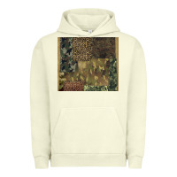 Pigment Pistachio camouflage leopard patches Urban Hoodie - BarkalooDesign