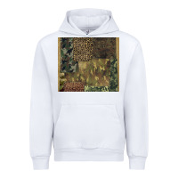 White camouflage leopard patches Urban Hoodie - BarkalooDesign