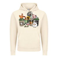 Vintage Artic Farm animal coffee cups Vintage Hoodie - HowdyJamesFarm