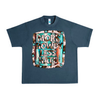Midnight Navy more howdy less hate Urban Heavy Tee - JahusDesignShop