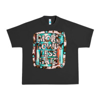 Pigment Black more howdy less hate Urban Heavy Tee - JahusDesignShop