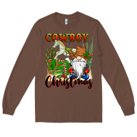 Chestnut cowboy christmas gnome Long Sleeve Tee - CowGirlArtShop