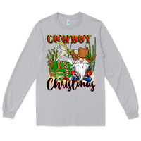Moon Dust cowboy christmas gnome Long Sleeve Tee - CowGirlArtShop
