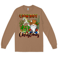 Toasted Coconut cowboy christmas gnome Long Sleeve Tee - CowGirlArtShop