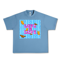 Pebble Blue love is love Urban Heavy Tee - TumblerDesignByShophia