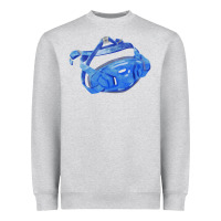 Heather Grey Chin Guard Fa Element 1 Heavyweight Sweatshirt - FaDigitalArtStudio