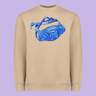 Chin Guard Fa Element 1 Heavyweight Sweatshirt Designed By Fadigitalartstudio