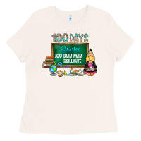 Bone 100 days smarter 100 dias mas brillante Ladies Tee - SublimationCraftShop