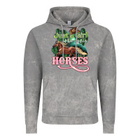 Cloud Rock Just a girl who loves Horses Vintage Hoodie - HowdyJamesFarm