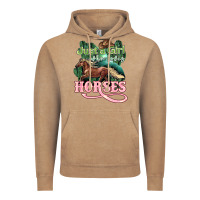 Vintage Coffee Just a girl who loves Horses Vintage Hoodie - HowdyJamesFarm