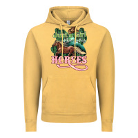 Vintage Mustard Just a girl who loves Horses Vintage Hoodie - HowdyJamesFarm