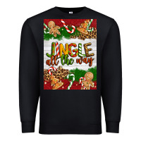 Black Christmas Jingle All The Way Premium Sweatshirt - Artiststas