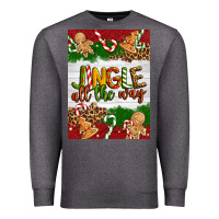 Charcoal Heather Christmas Jingle All The Way Premium Sweatshirt - Artiststas