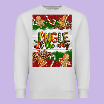 Christmas Jingle All The Way Premium Sweatshirt Designed By Artiststas