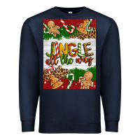 Navy Christmas Jingle All The Way Premium Sweatshirt - Artiststas