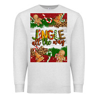 Oatmeal Heather Christmas Jingle All The Way Premium Sweatshirt - Artiststas