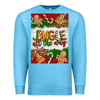Ocean Blue Christmas Jingle All The Way Premium Sweatshirt - Artiststas