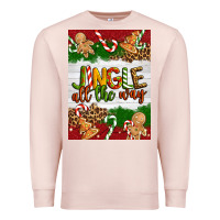 Pale Pink Christmas Jingle All The Way Premium Sweatshirt - Artiststas
